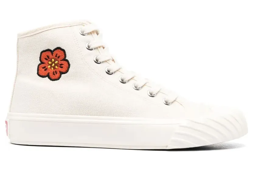 Kenzo Sneakers met geborduurd logo – Beige (FD52SN020F73)