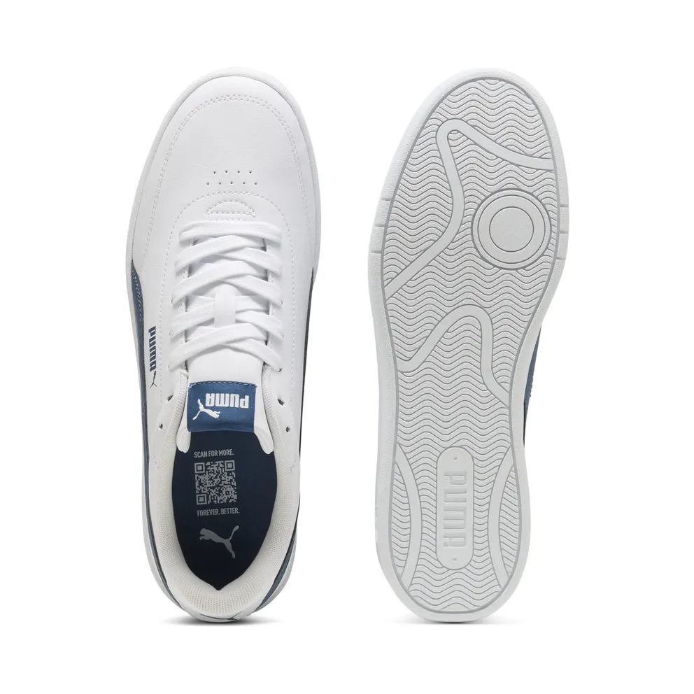 Puma Court Classic Clean “Puma White / Dark Indigo” (402223_13)