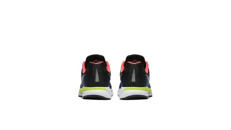 Nike Zoom Pegasus 34 Black Volt Racer Blue (GS) Black/Chrome-Volt-Racer Blue (881953-005)