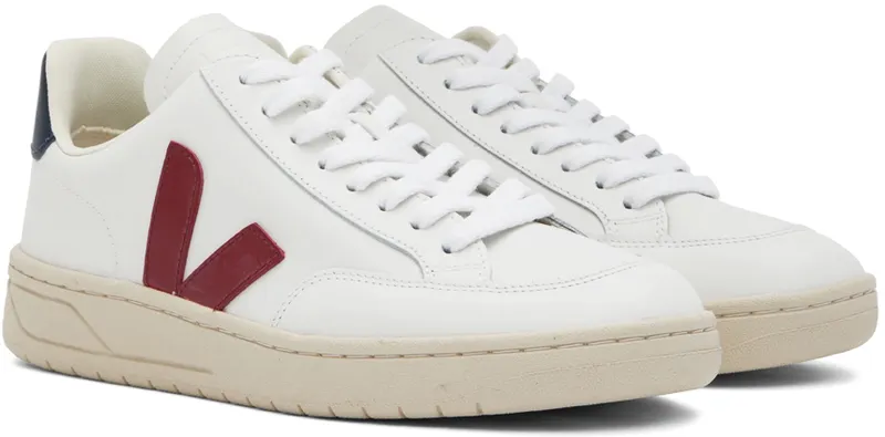 Veja V-12 Leather “White” (XD0201955A)