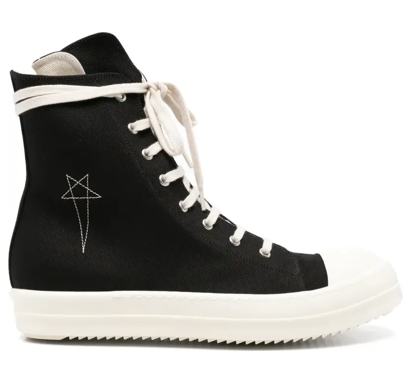 Rick Owens DRKSHDW High-Top-Sneakers mit Reißverschluss – Schwarz (DU02F6800DOEM8)