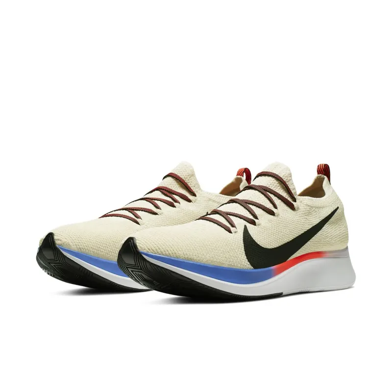 Nike Zoom Fly Flyknit Light Cream Light Cream University Red Sapphire Black (AR4561-200)