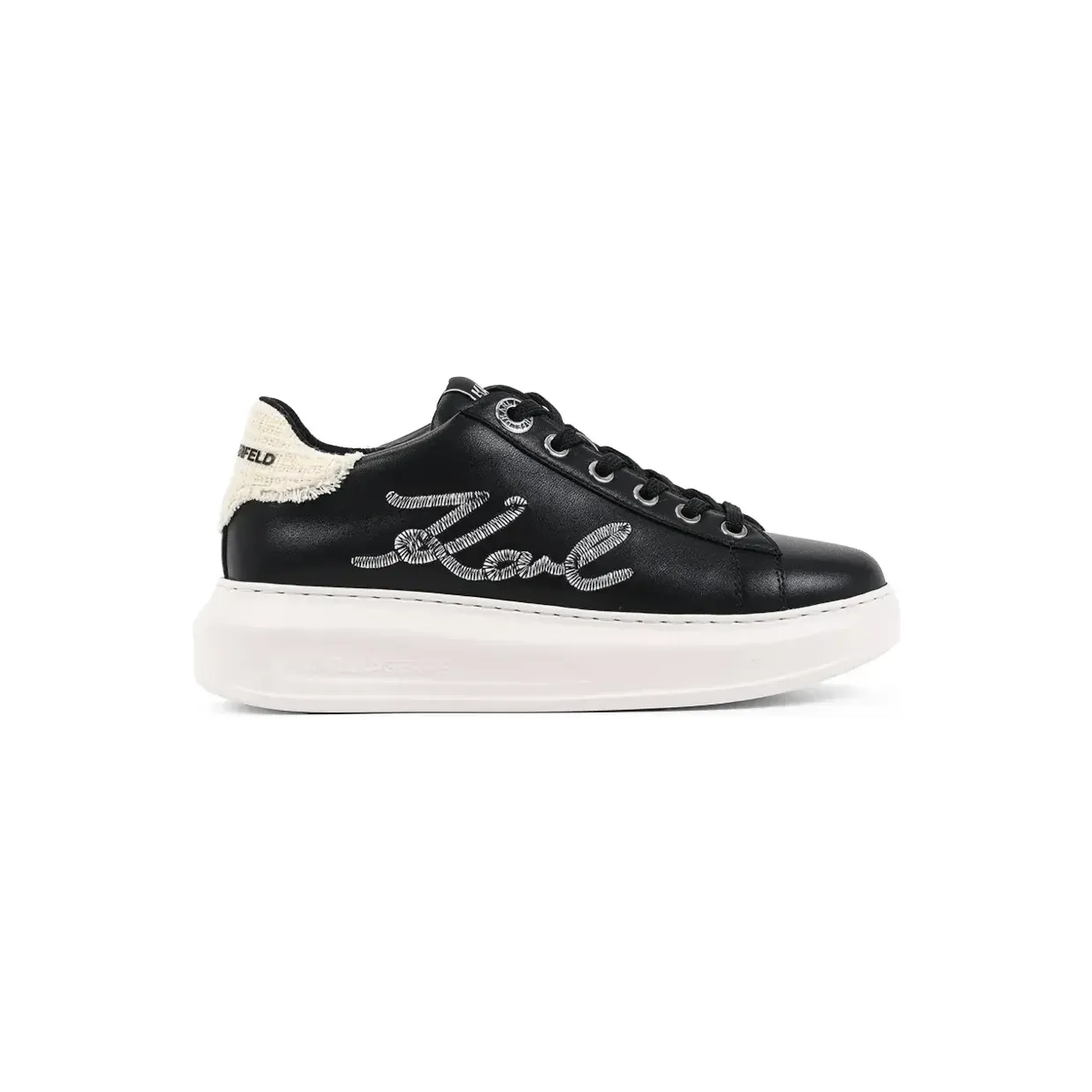 Karl Lagerfeld embroidered logo-patch “Black” (KL62510R000)
