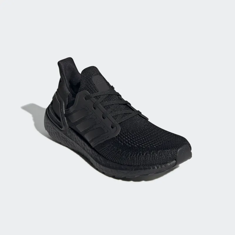adidas Ultra Boost 20 Triple Black (W) Core Black/Grey Four/Solar Orange (FU8498)