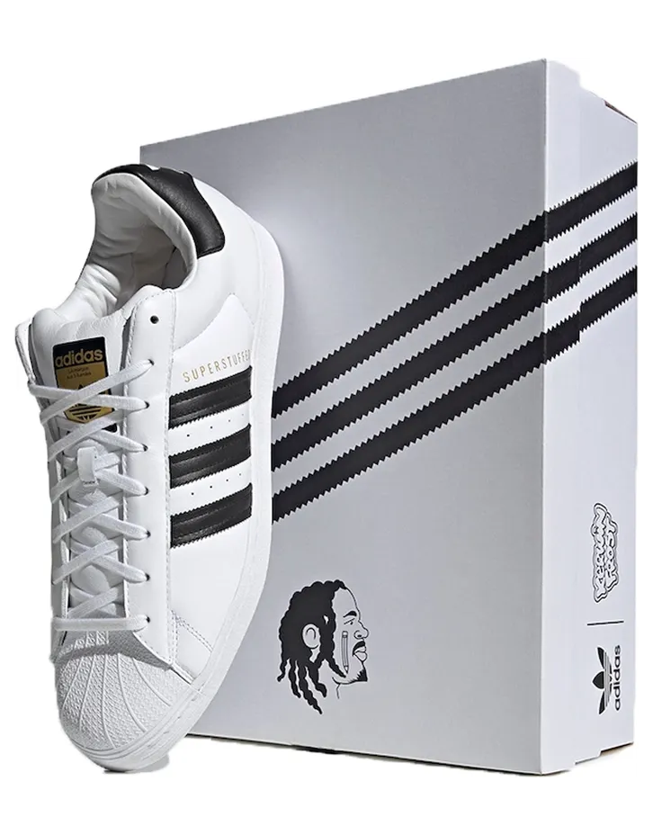 adidas KF Superstar Superstuffed Weiss-Schwarz / Black-Black Box / Gold Foil (GY5167)