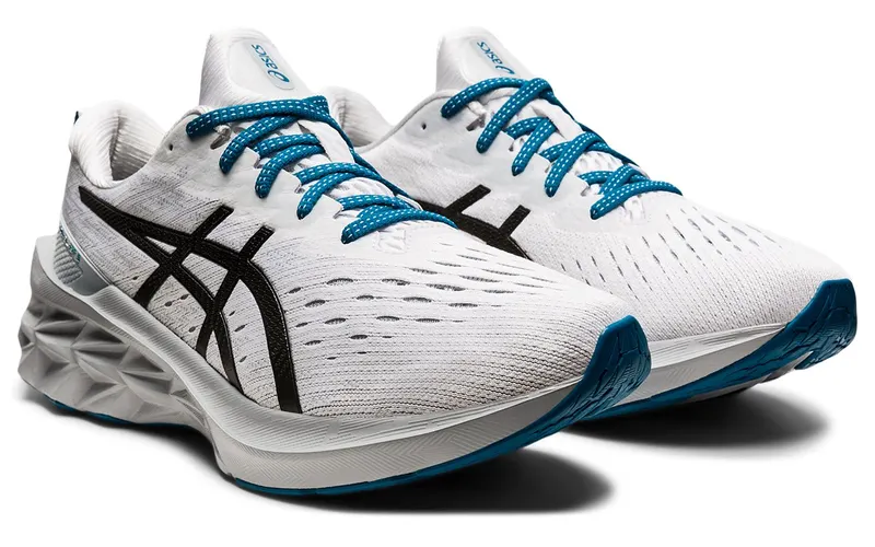 ASICS Novablast 2 White Black Blue (1011B192-100)