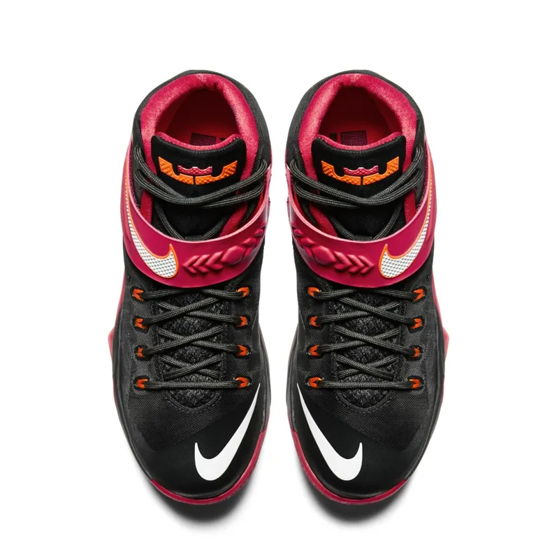 LeBron Soldier 8 Black/University Red-Hyper Crimson-White (653641-016)