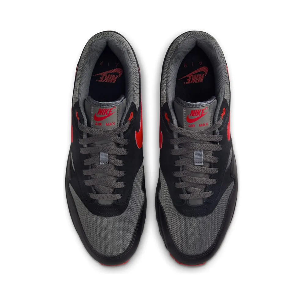 Nike Air Max 1 Essential (black / university red / iron grey) – FZ5808-008