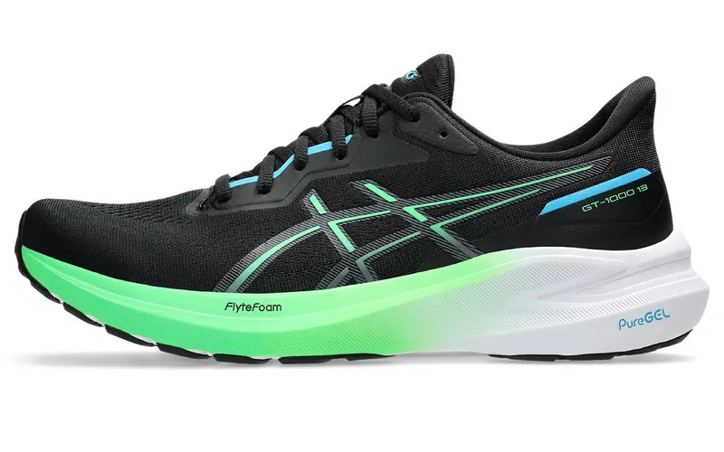 ASICS GT-1000 13 Black Digital Aqua (1011B858-001)
