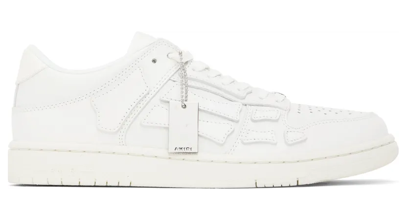 AMIRI White Skel Top Low Sneakers (PS22MFS003-194) (6)