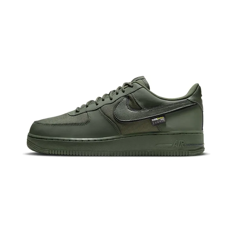 Nike Air Force 1 Low Cordura “Cargo Khaki / Black / University Gold” (DO6701-300)