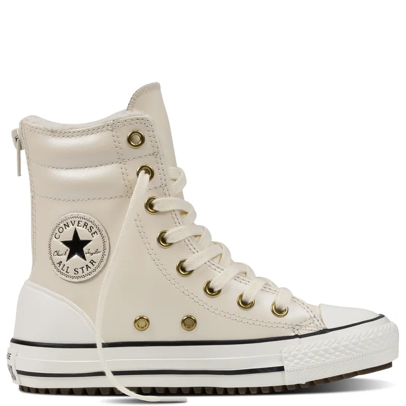 Converse Ctas Hi-Rise Boot X-Hi Parchment Parchment/Black-Egret (653389C)