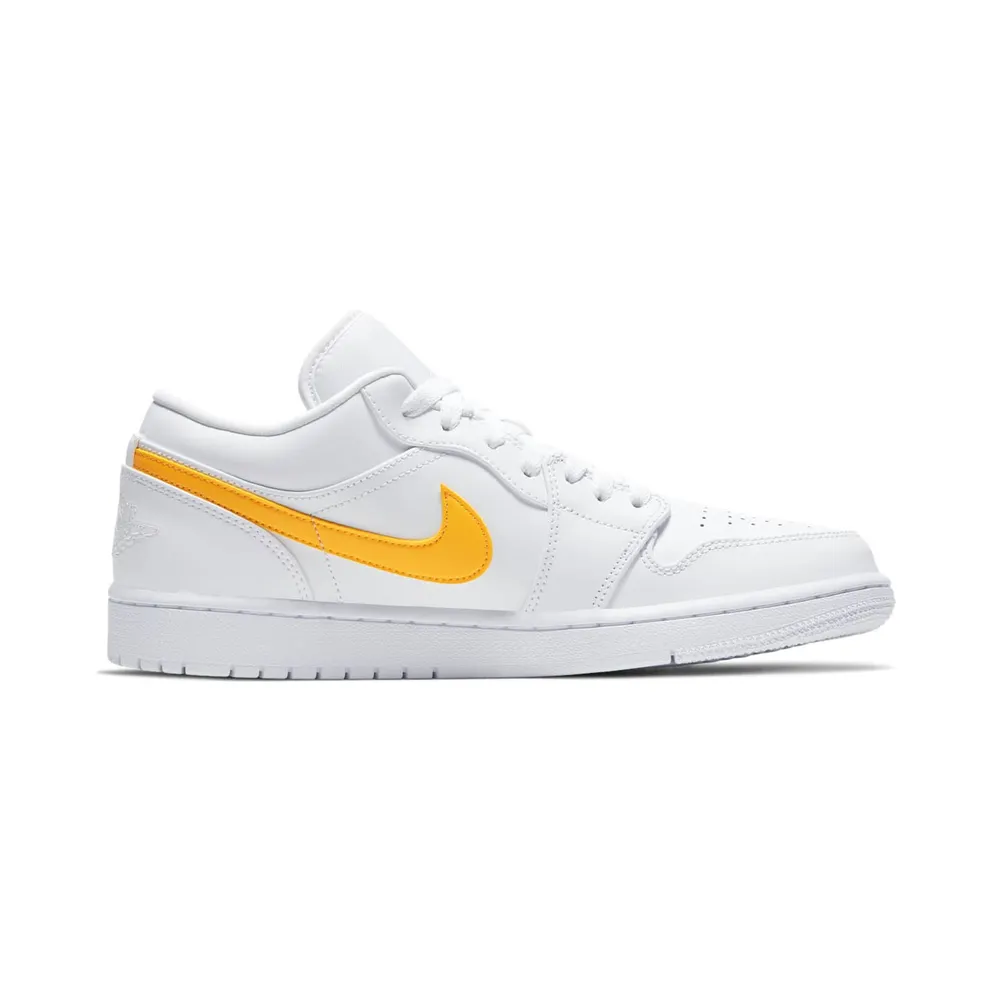 Jordan 1 Low White Multi-Color Swoosh White/Multi-Color-Light Aqua (CW7033-100)