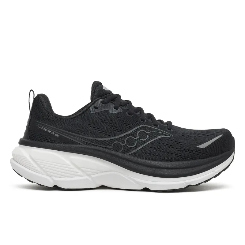 SAUCONY Hurricane 25 Wide “Black / White” (S21027-200)