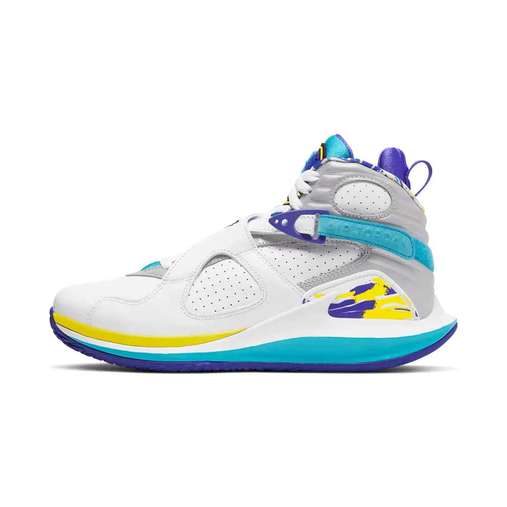 Court Air Zoom Zero x Air Jordan 8 ‘Aqua’ “White / Bright Concord / Aquatone / Varsity Red” (CQ4481-100)