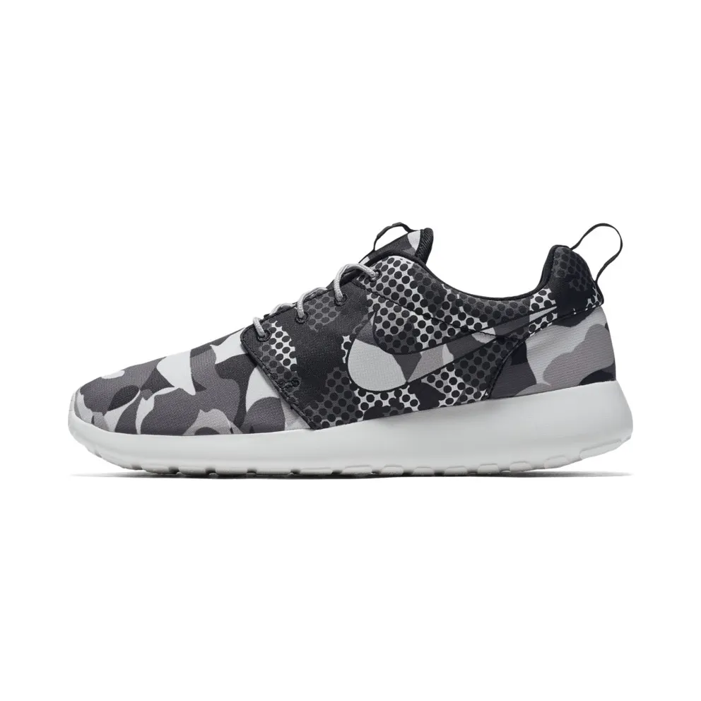 Nike Roshe One Print Camo White Black White/Black-Dark Grey-Wolf Grey (655206-100)