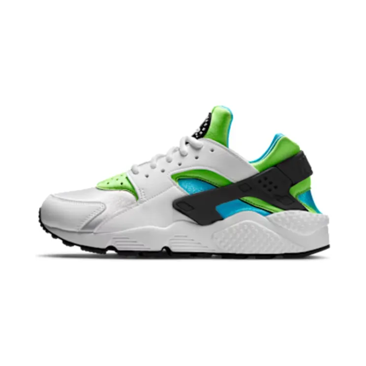 Nike Air Huarache Run White/Clearwater-Flash Lime (634835-100)
