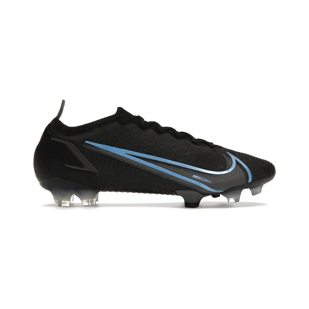 Nike Vapor 14 Elite FG Flyknit Black Iron Grey Blue (CQ7635-004)