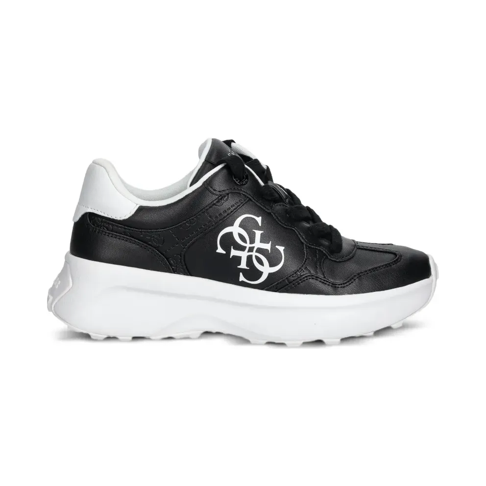 GUESS USA Leren with logoplakkaat – Black (FLPLUCELE12)