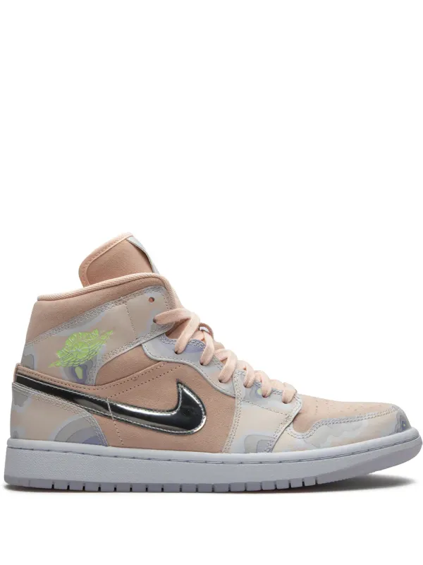 Jordan ‘Air Jordan 1 MID SE’ Sneakers – Rosa (CW6008)