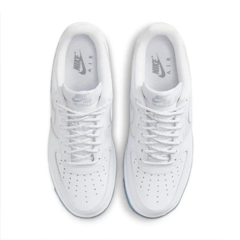 Nike Air Force 1 Low ’07 White Ice Blue Sole (FV0383-100)