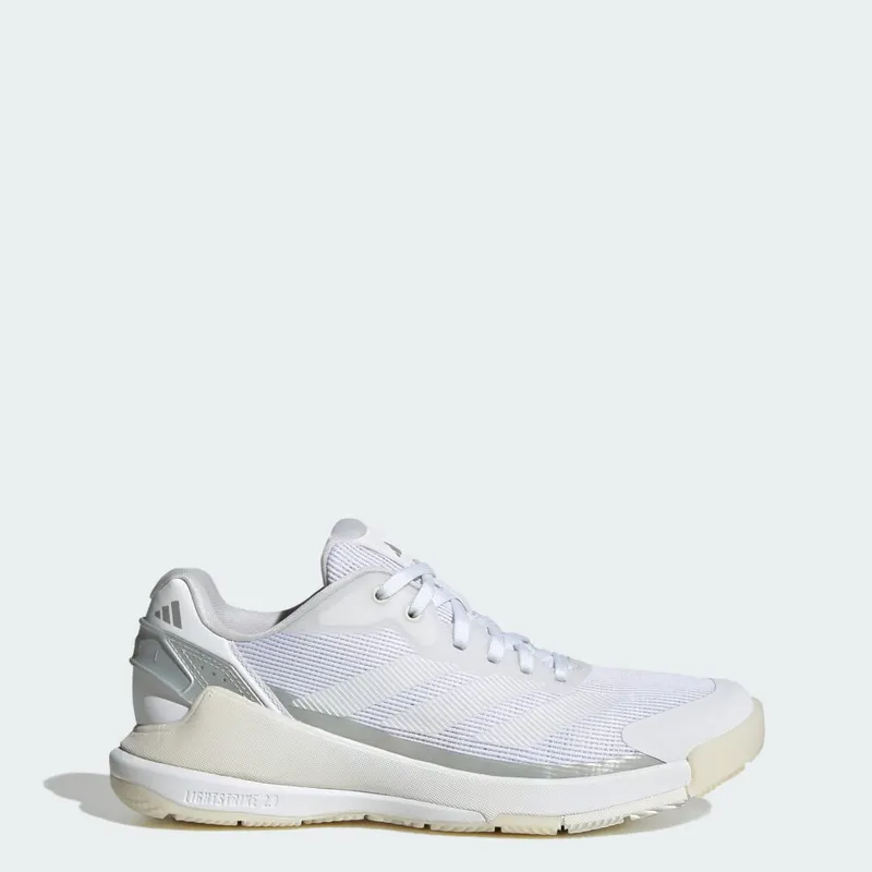 Adidas Crazyquick Lightstrike Padelschoenen Cloud White / Cloud White / Zero Metalic (JR4659)