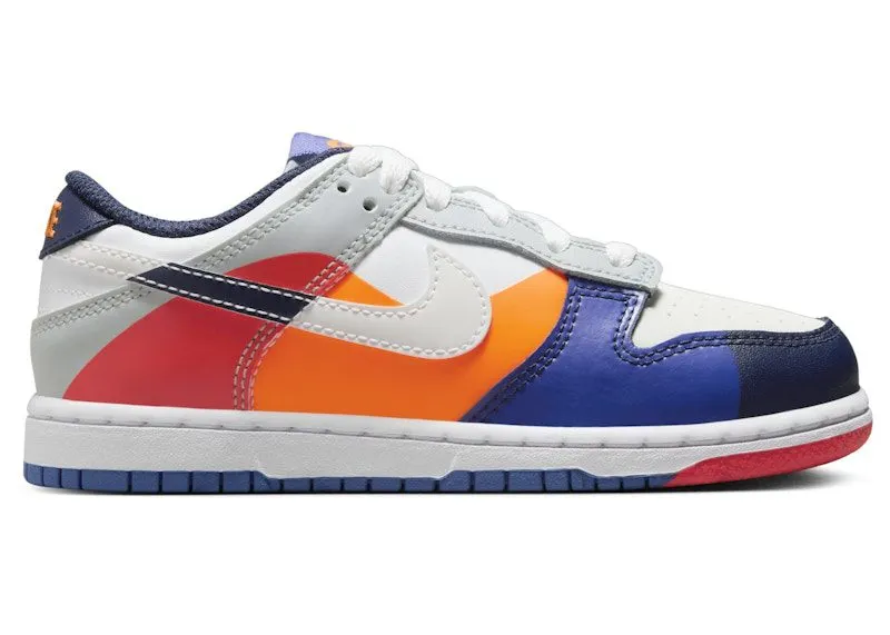 Nike Dunk Low SE White Light Silver Midnight Navy (FQ7673-100)