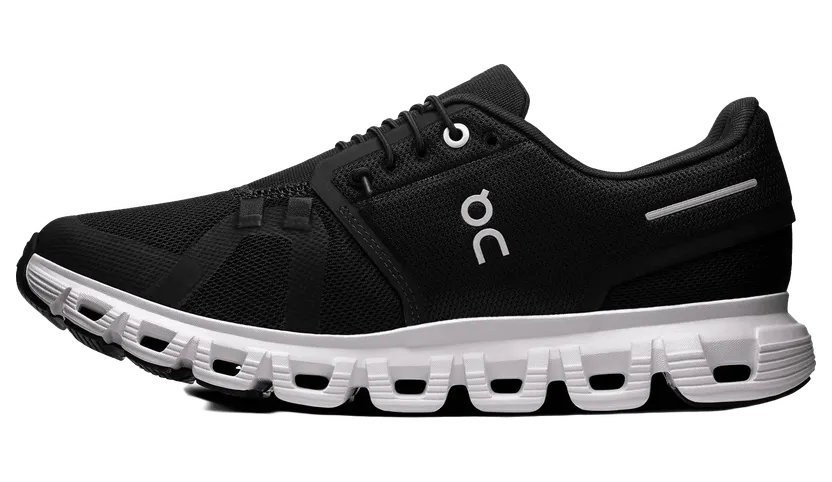 On Running Cloud 6 Wide Womens “Black / White” (3WG10360299)