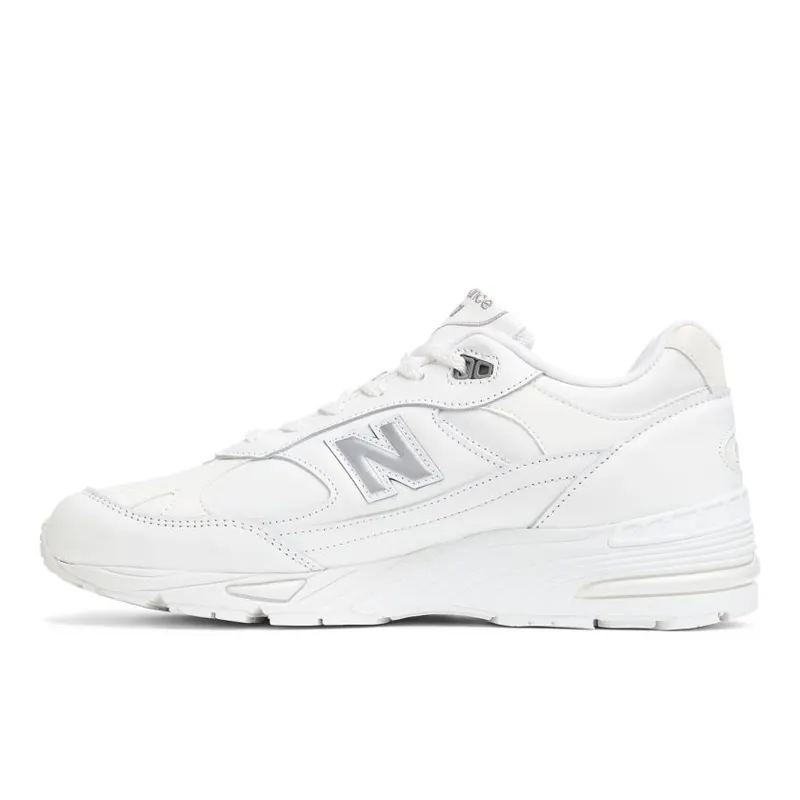 New Balance 991 MiUK White Grey (M991TW)