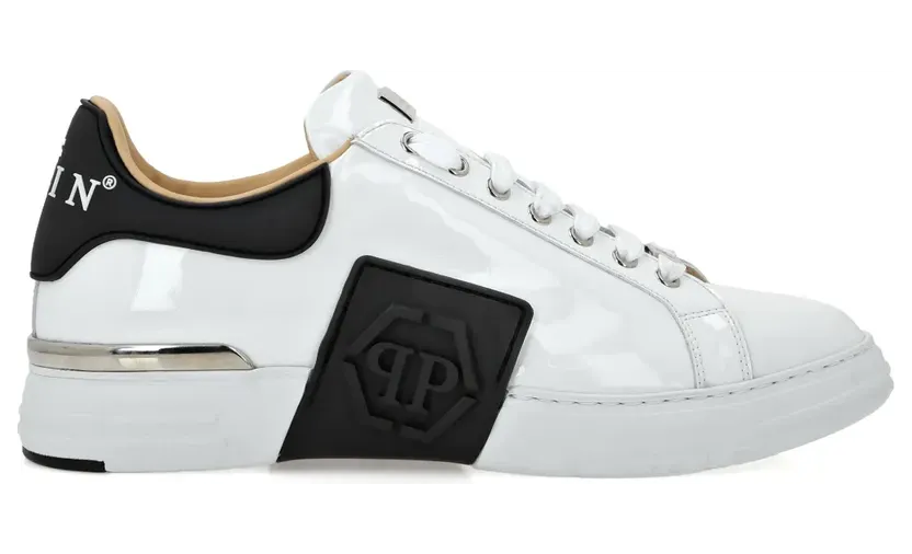 Philipp Plein Hexagon low-top sneakers – Wit (SAESUSC0667PLE010N)