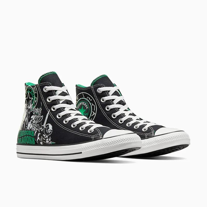 Converse Chuck Taylor All Star Hi Dungeons & Dragons Black Green (A09885C)