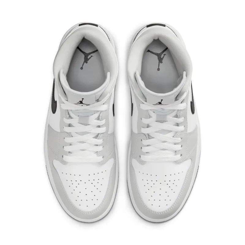Air Jordan 1 Mid Light Smoke Grey – “White / Light Smoke Grey” (BQ6472-015)