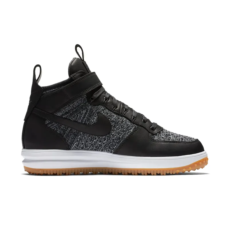 Nike Lunar Force 1 Flyknit Workboot Black/White-Wolf Grey Black/White-Wolf Grey (855984-001)