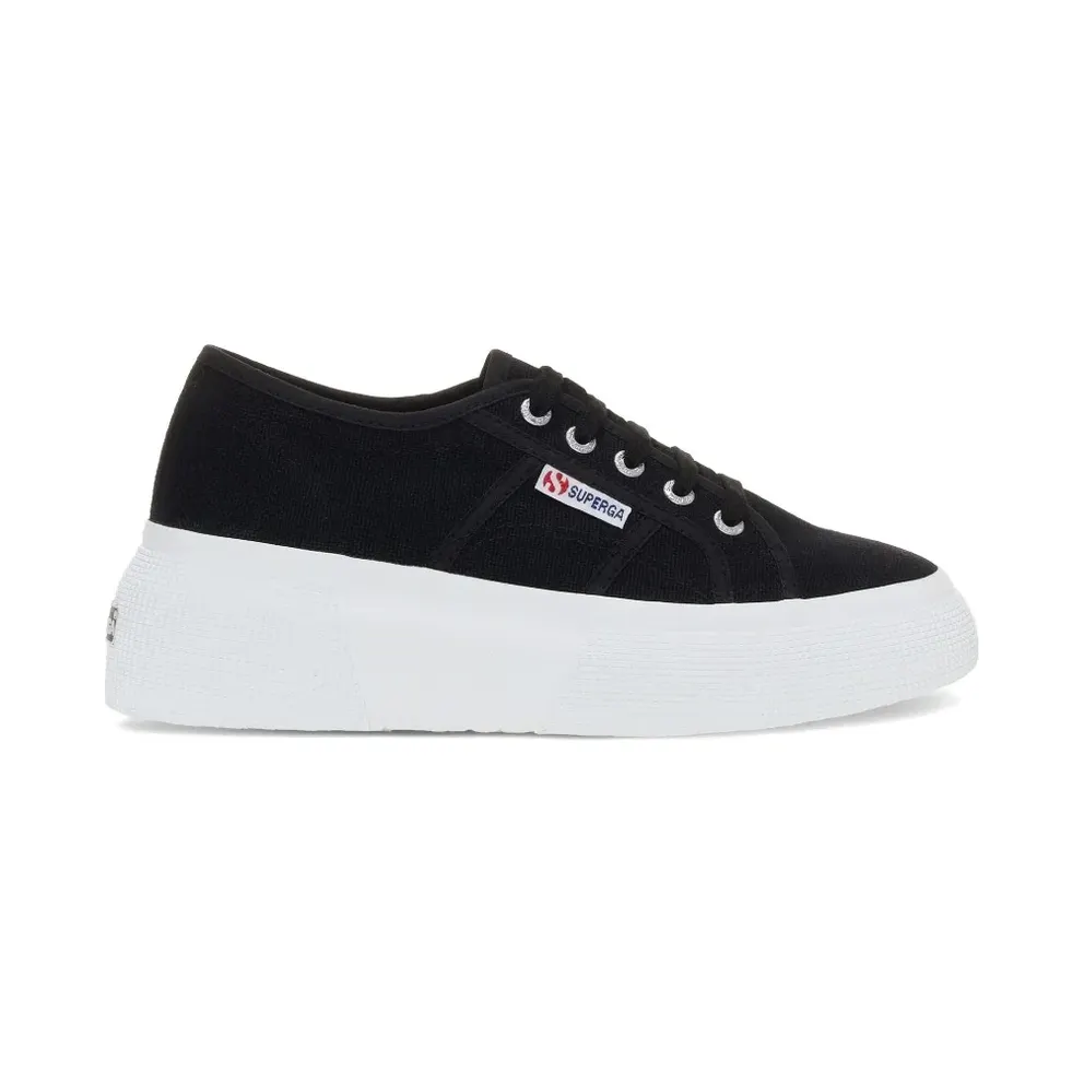 Superga 2287 with platform – Black (S2132LW999)