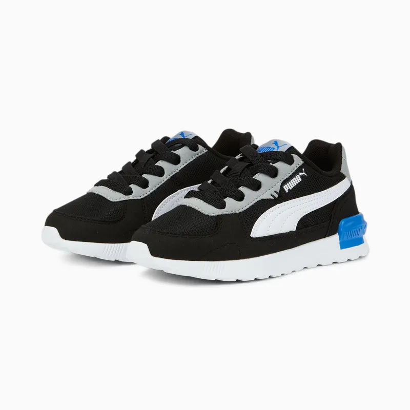 PUMA Graviton AC Kids’ Black/White/Quarry (381988-10)