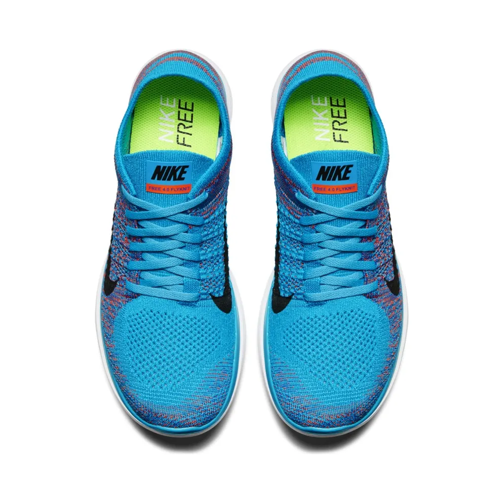Nike Free 4.0 Flyknit Blue Lagoon Bright Crimson Blue Lagoon/Bright Crimson-Game Royal-White (631053-403)