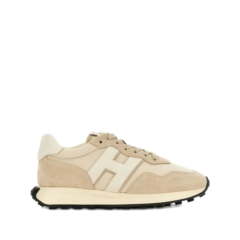 Hogan H601 Logo-detail Panelled “Neutrals/White” (HXM6010FZ40V 5U419N)