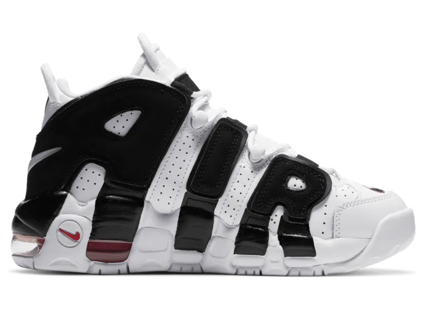 Nike Air More Uptempo’Scottie Pippen’ GS White/Black-Varsity Red (415082-105)