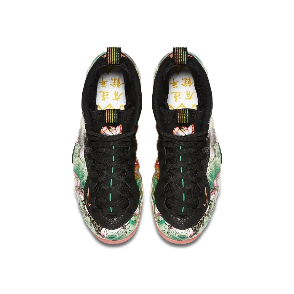 Nike Air Foamposite One Tianjin Black/Black-Lava Glow-Lakeside (744307-001)
