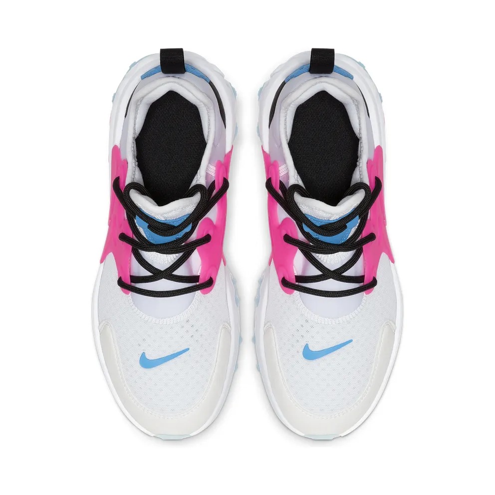 Nike React Presto White Hyper Pink Photo Blue (GS) White/Hyper Pink-Photo Blue-Black (BQ4002-101)