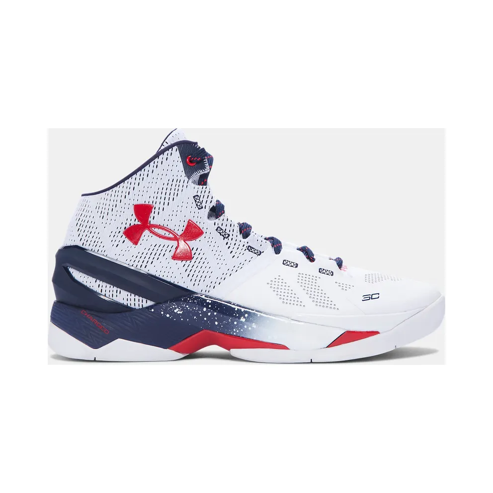 Under Armour UA Curry 2 USA White/Midnight/Red (1259007-105)
