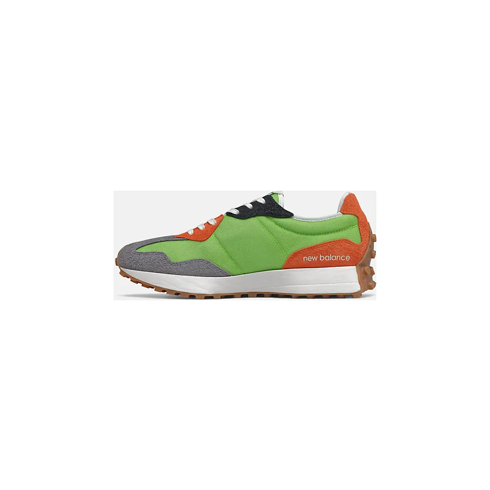 New Balance 327 Lime Green Red Grey (2020) (MS327SFA)