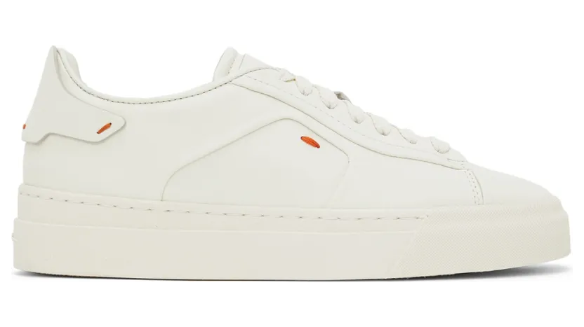 Santoni White Pedula Sneakers (WBGT60934PNNGSSLI50)