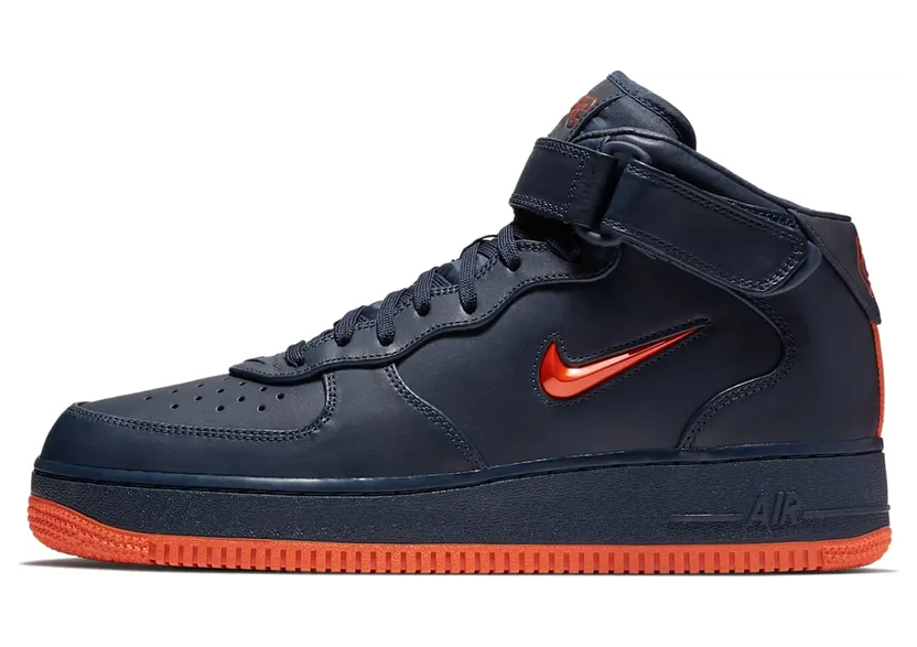 Nike Air Force 1 Mid NYC Obsidian Orange