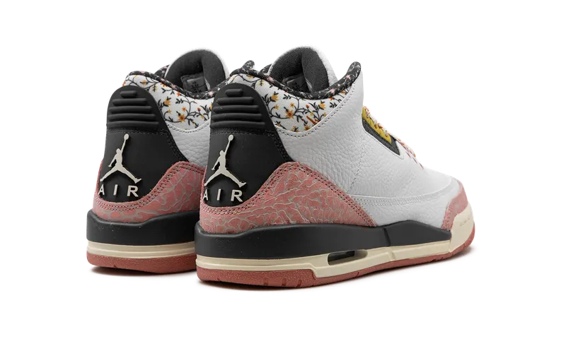 Air Jordan 3 GS “White/Red Stardust” (441140-100)