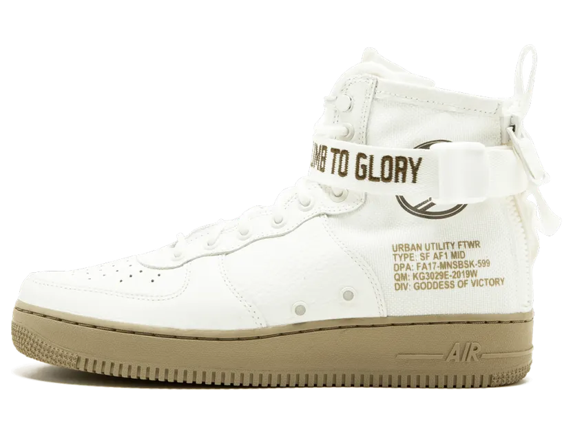 Nike SF Air Force 1 Mid Ivory Olive