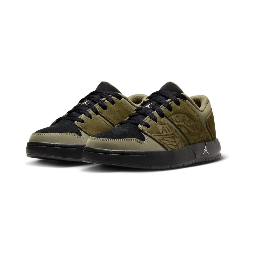 Jordan Nu Retro 1 Low Medium Olive Light Bone Anthracite Black (FB4412-200)