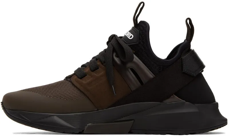 TOM FORD Khaki Jago Low-Top (J1100T-TOF001)