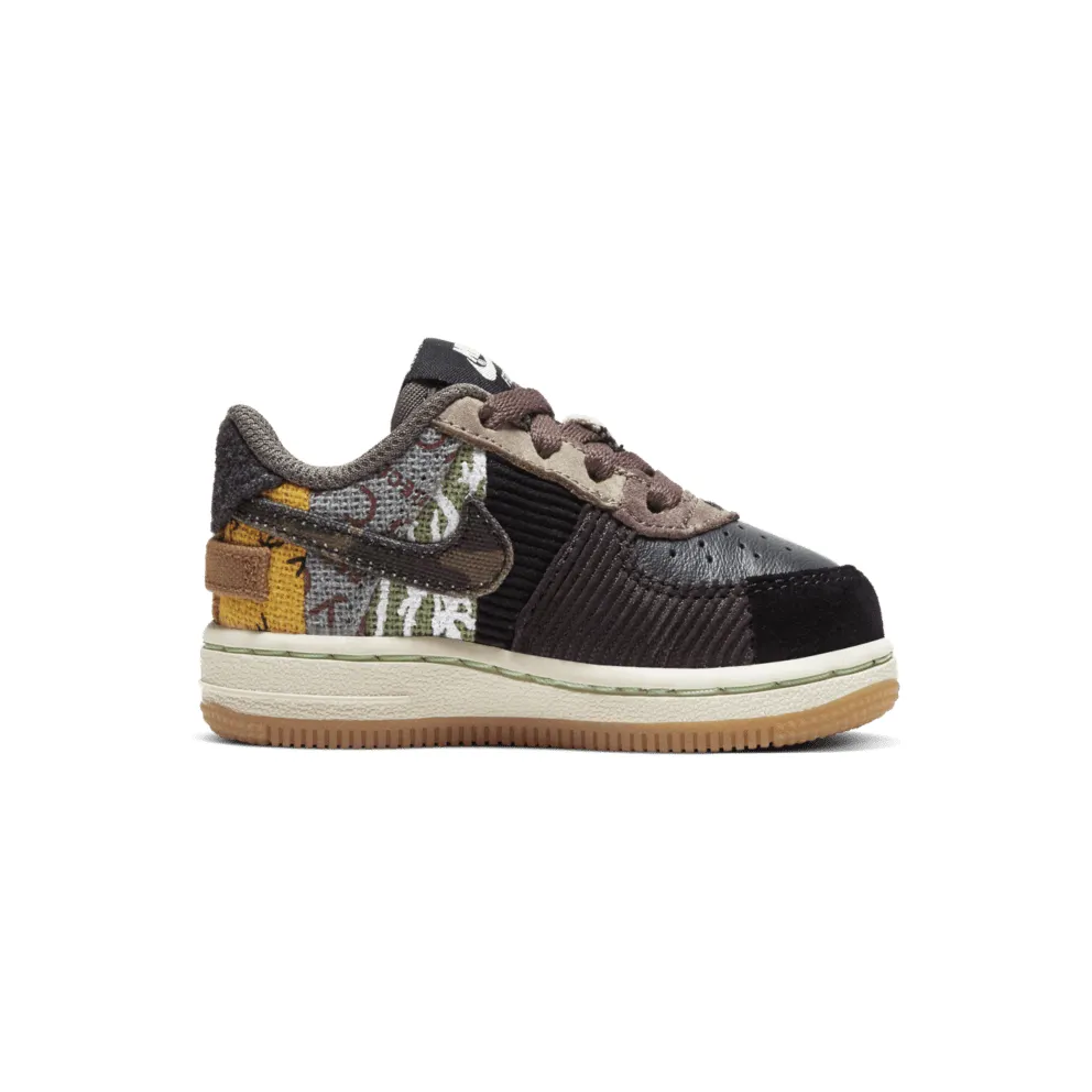 Nike Air Force 1 Low Travis Scott Cactus Jack (TD) Multi-Color/Muted Bronze-Fossil (CT0911-900)