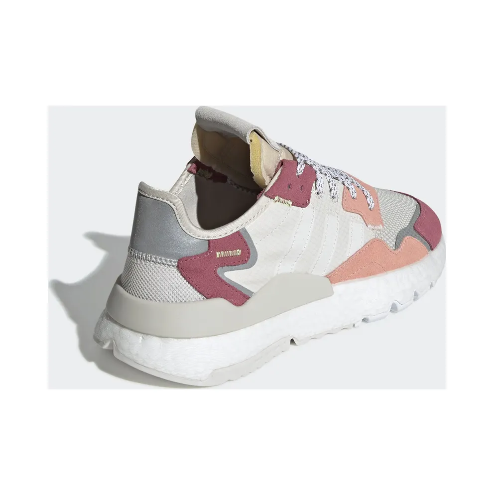 adidas Nite Jogger White Trace Pink (W) Raw White/Cloud White/Trace Pink (DA8666)